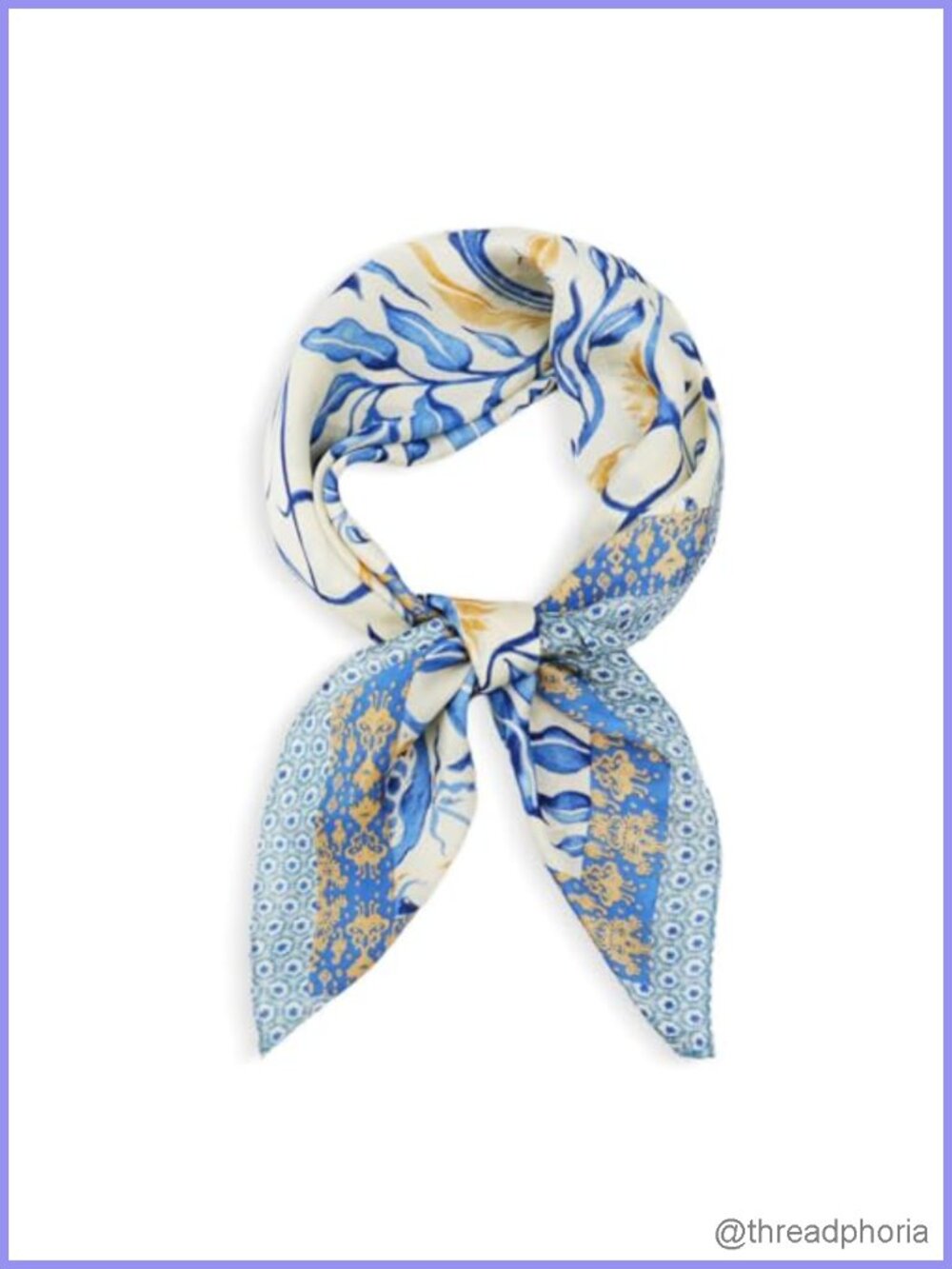 Square Silk Feeling Satin Scarf Head Scarf Neck Scarf Hair Accessory